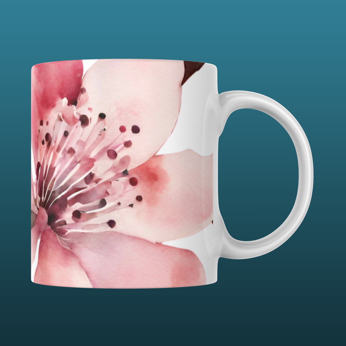 Prunus Dulcis Flower Mug