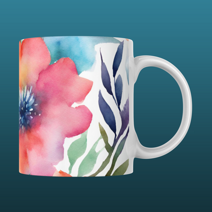 Anemone Coronaria Flower Mug