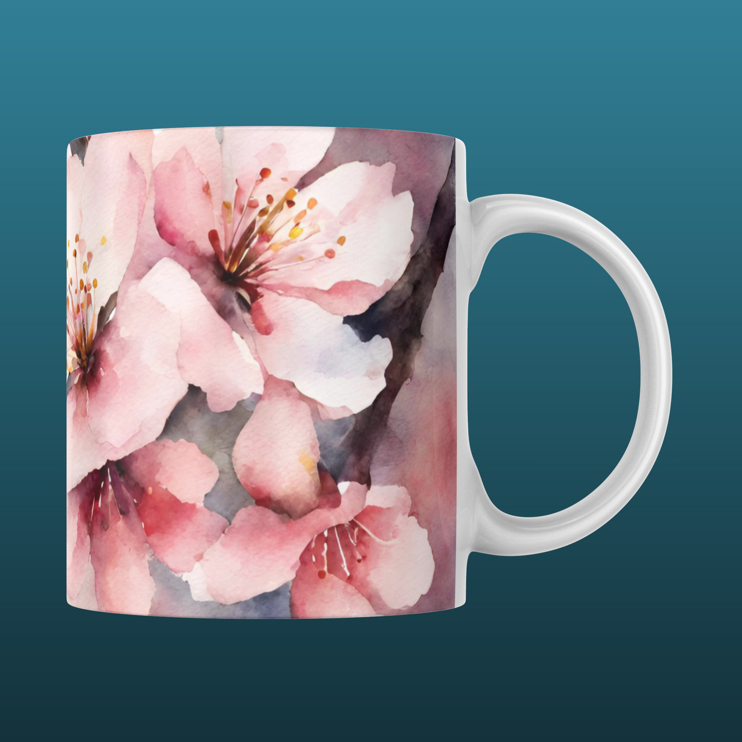 Prunus Serrulata Flower Mug