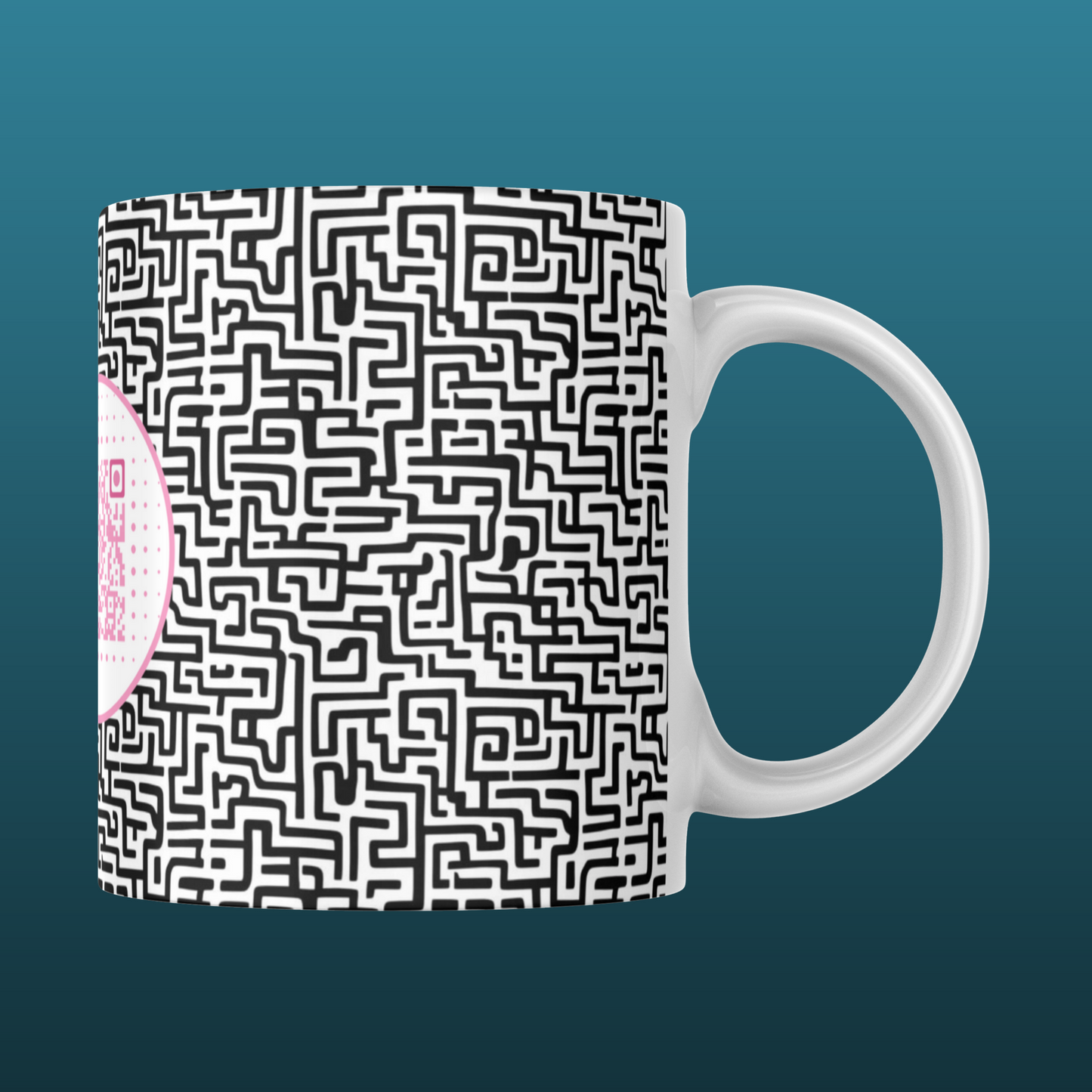 Maze Pattern Mug