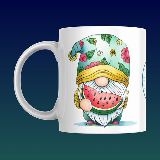 Watermelon Gnome Mug